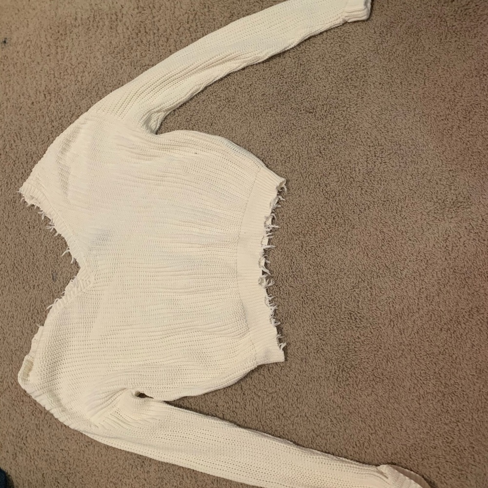 Cute white sweater